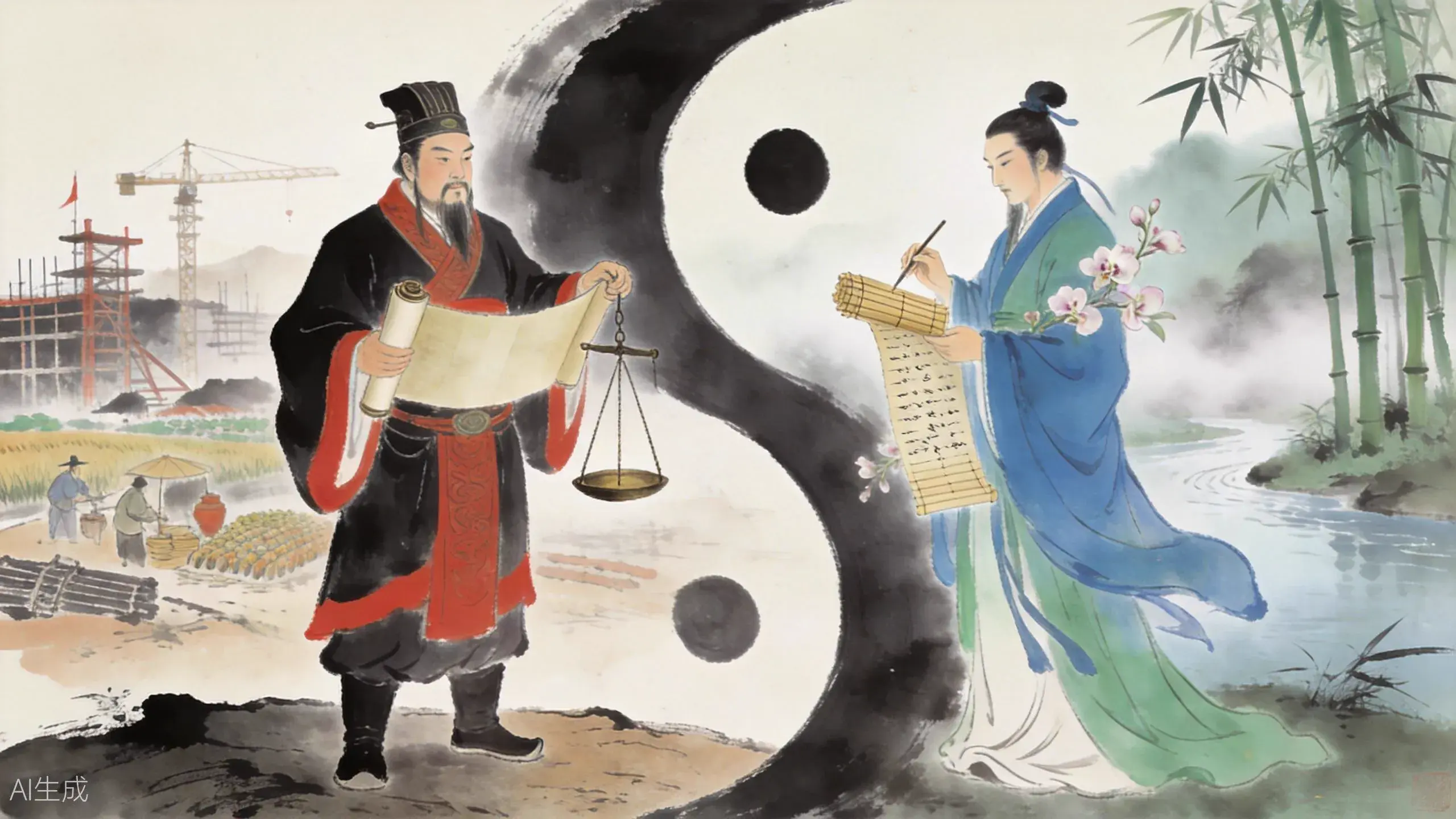 法家与屈原的思想对决——务实与理想的对立